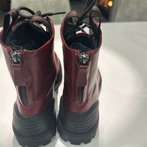 Brand new never worn Ecco boots red leather